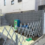 緑区鴨居ブロック工事・施工中③